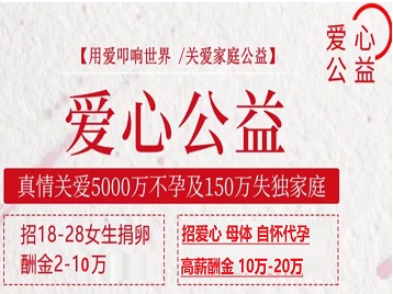 东西湖捐卵助孕生子 爱心志愿者招募
